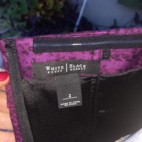 WHBM Purple Layered Reptile Top Removable Straps - Picture 4 of 6